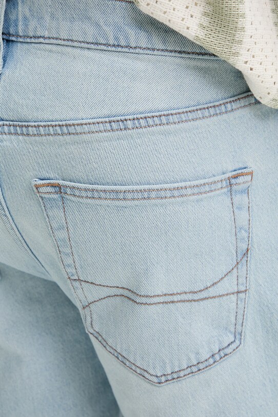 Hollister Co. szorty jeansowe niebieski KI328.5115.280