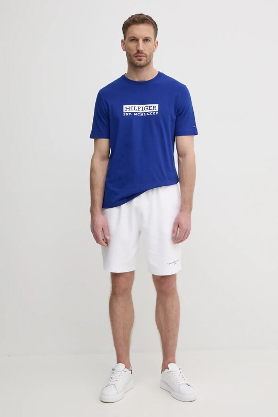 Bavlnené šortky Tommy Hilfiger MW0MW38698 biela SS25