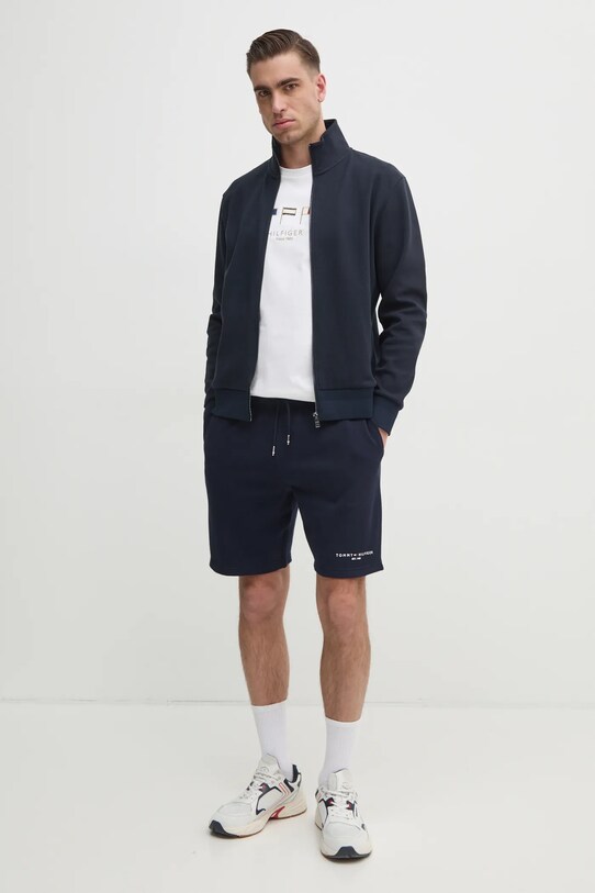 Бавовняні шорти Tommy Hilfiger MW0MW38698 темно-синій SS25