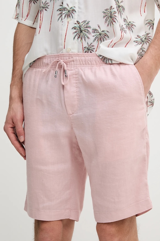 Tommy Hilfiger pantaloni scurti din in in roz MW0MW37804