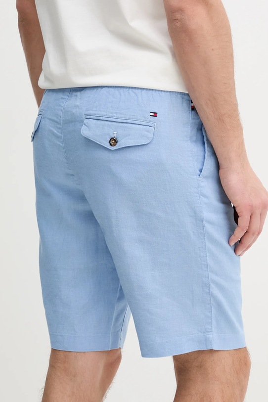 Одяг Лляні шорти Tommy Hilfiger MW0MW37804 блакитний