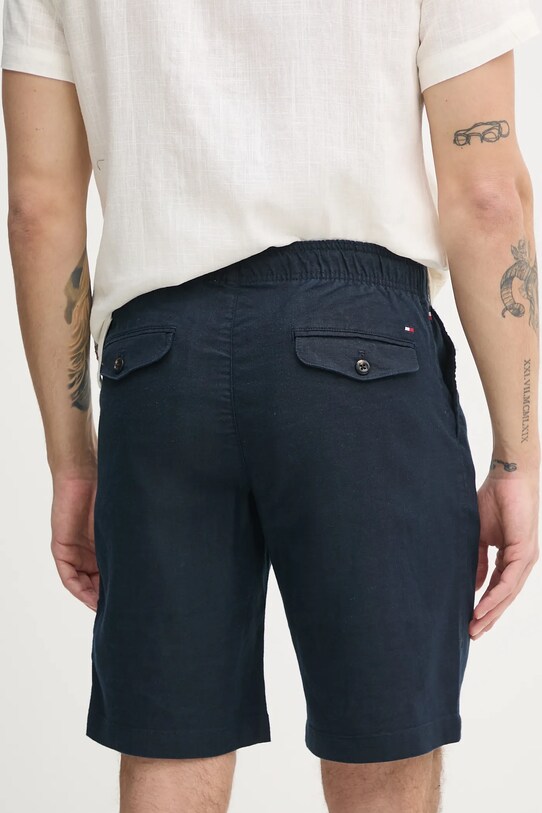Îmbrăcăminte Tommy Hilfiger pantaloni scurti din in MW0MW37804 bleumarin