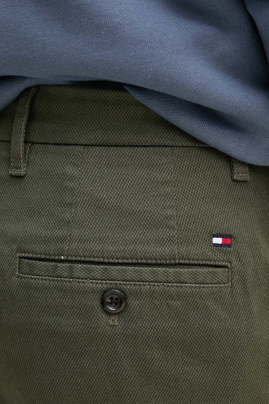 Къс панталон Tommy Hilfiger зелен MW0MW38848