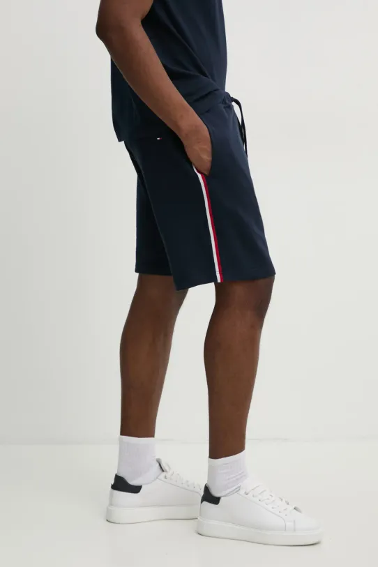 Хлопковые шорты Tommy Hilfiger хлопок тёмно-синий MW0MW39255