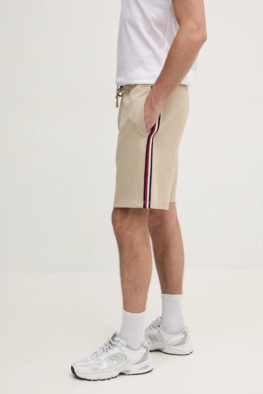 Tommy Hilfiger pantaloni scurti din bumbac bumbac bej MW0MW39255