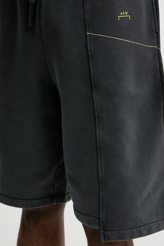 A-COLD-WALL* pantaloni scurti din bumbac gri ACWMB327
