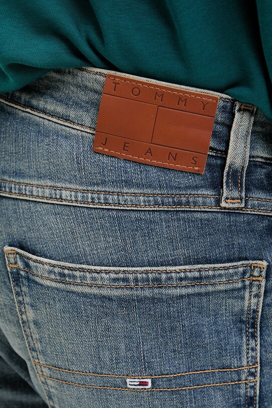 Tommy Jeans pantaloni scurți jeans albastru DM0DM20948