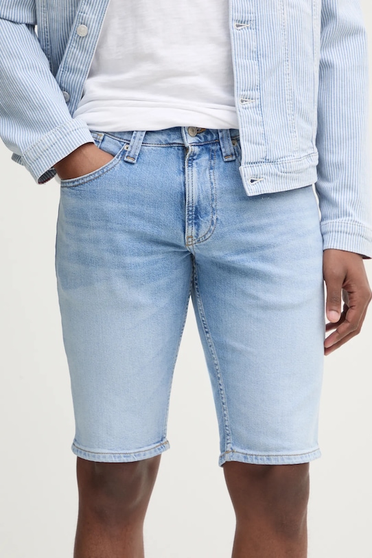 Tommy Jeans pantaloni scurti jeans jeans albastru DM0DM20962