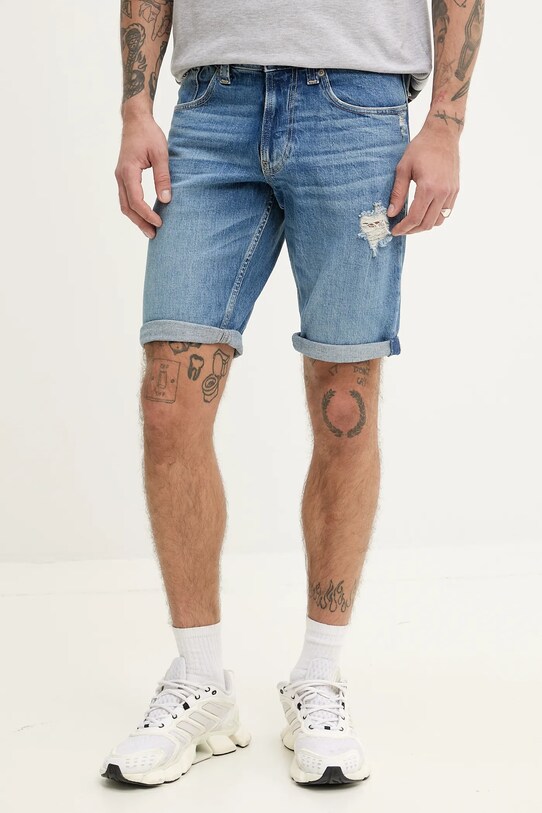 Džínové šortky Tommy Jeans riflovina modrá DM0DM21331