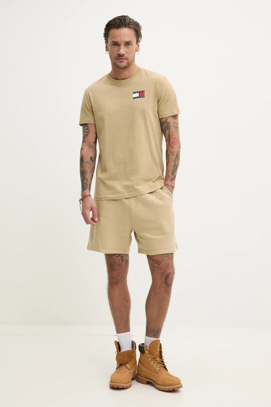 Kratke hlače Tommy Jeans DM0DM21931 zelena SS25