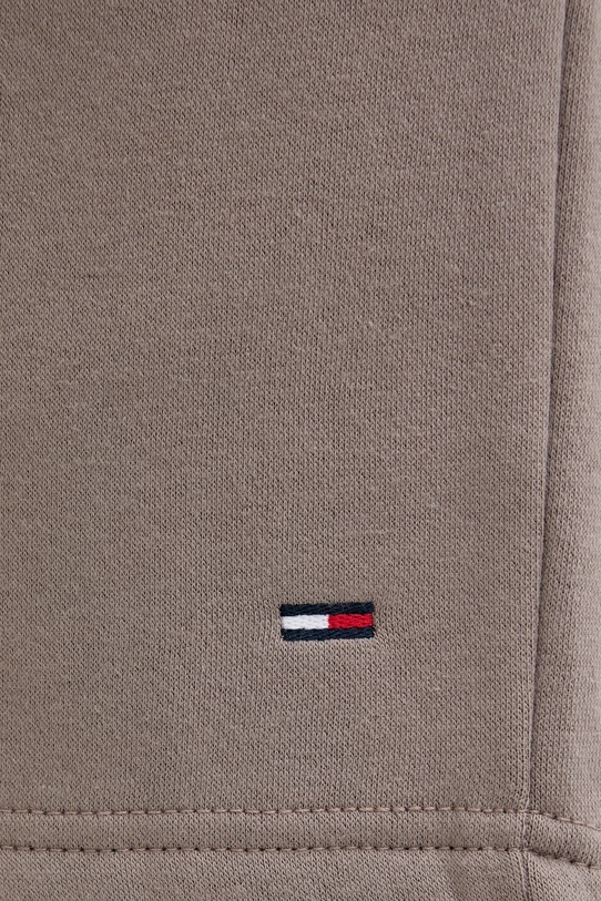 Tommy Jeans szorty dresowe męskie z bawełną brązowy DM0DM21931