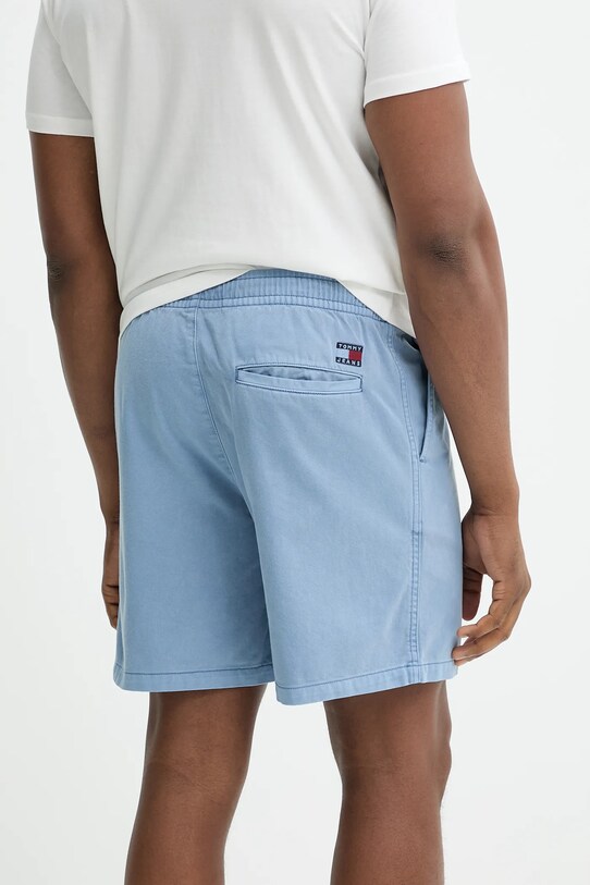 Îmbrăcăminte Tommy Jeans pantaloni scurti din bumbac DM0DM21944 albastru