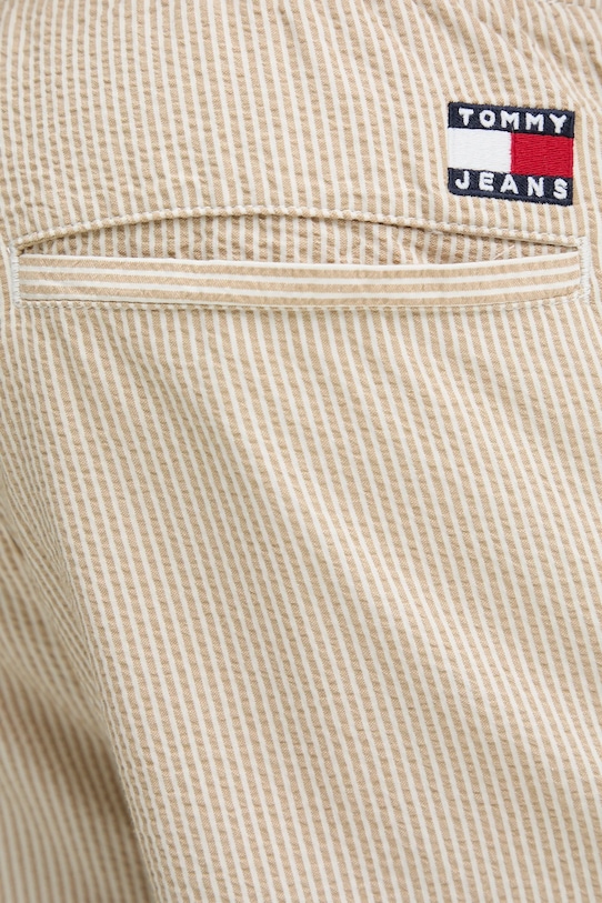 Tommy Jeans pantaloni scurți din bumbac bej DM0DM21946