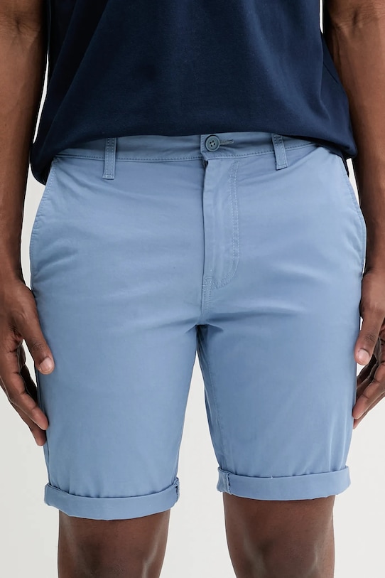 Σορτς Tommy Jeans ύφασμα μπλε DM0DM21950