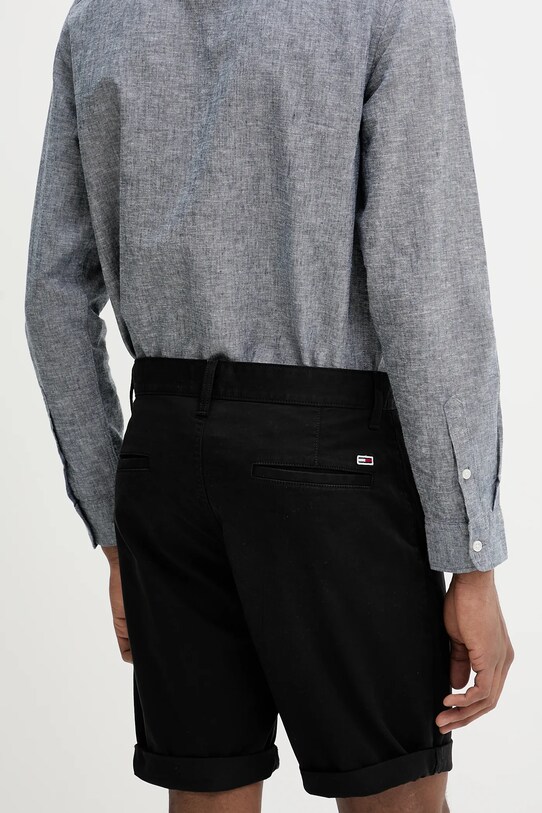 Одяг Шорти Tommy Jeans DM0DM21950 чорний