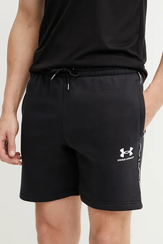 Σορτς Under Armour Icon πλεκτό ύφασμα μαύρο 1390299