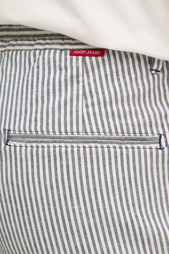 Joop! szorty z domieszką lnu biały 30046558