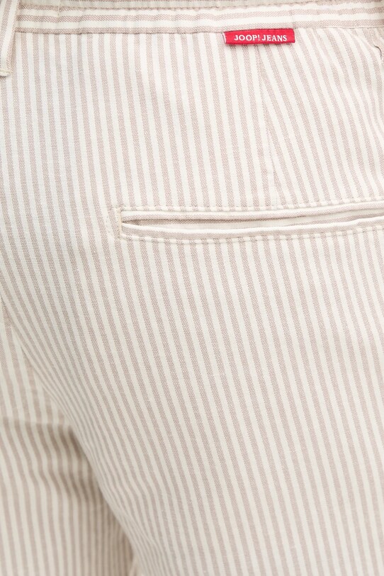 Joop! szorty z domieszką lnu beżowy 30046558