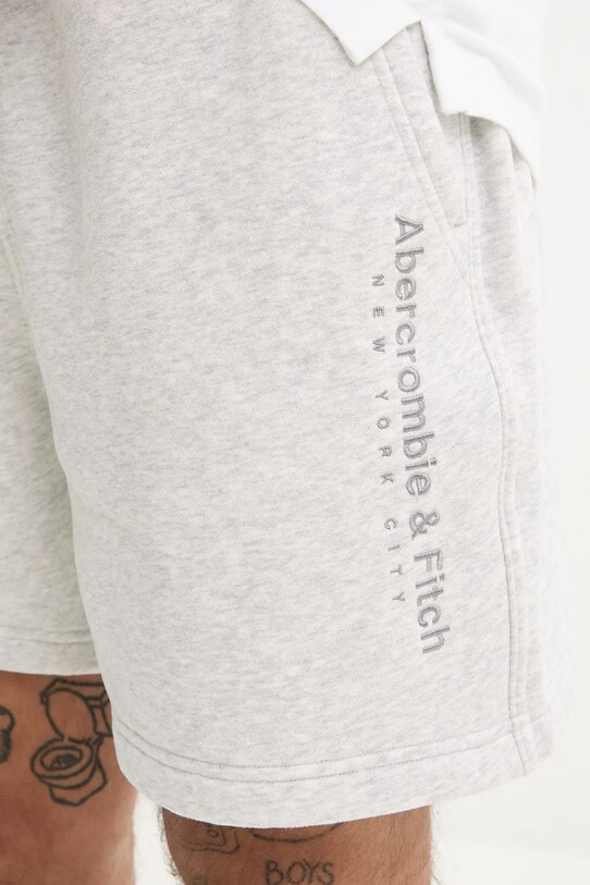 Kraťasy Abercrombie & Fitch šedá KI176.5150.112