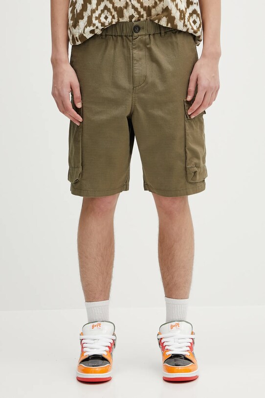 Barbour szorty bawełniane Barbour Westmorland Ripstop Short bawełna zielony MST0063