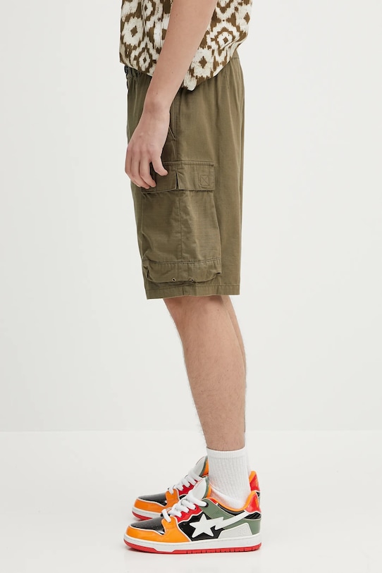 Bavlněné šortky Barbour Barbour Westmorland Ripstop Short MST0063 zelená SS25