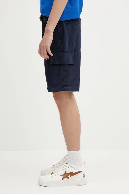 Barbour pantaloni scurți din bumbac Barbour Grindle Cargo Relaxed Short MST0062 bleumarin SS25