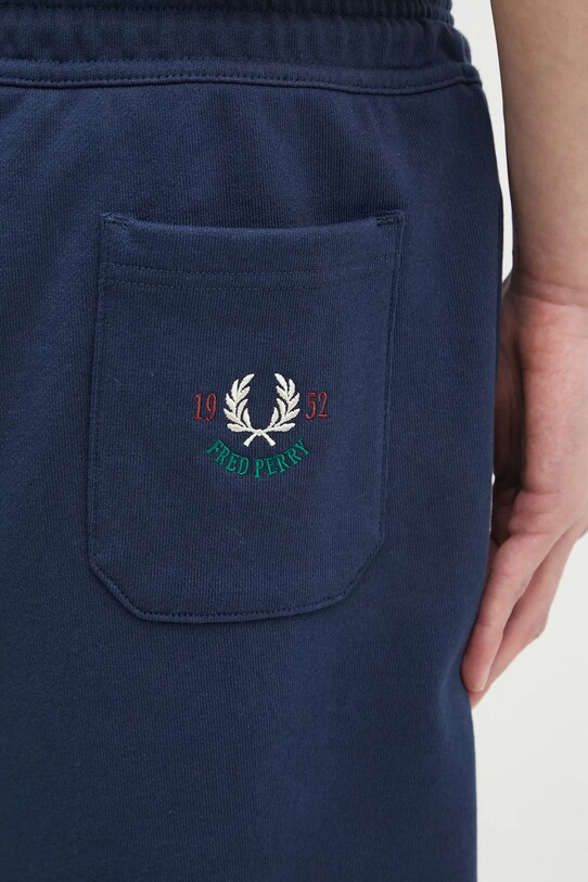 Бавовняні шорти Fred Perry темно-синій S9509.X86