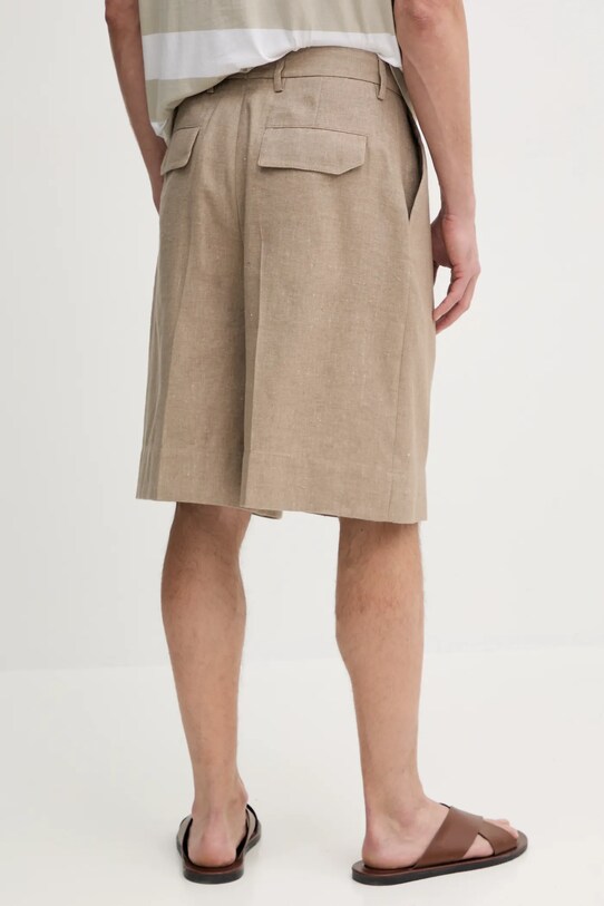Îmbrăcăminte Tommy Hilfiger pantaloni scurti din in SQTHL7544.SQTH503 bej