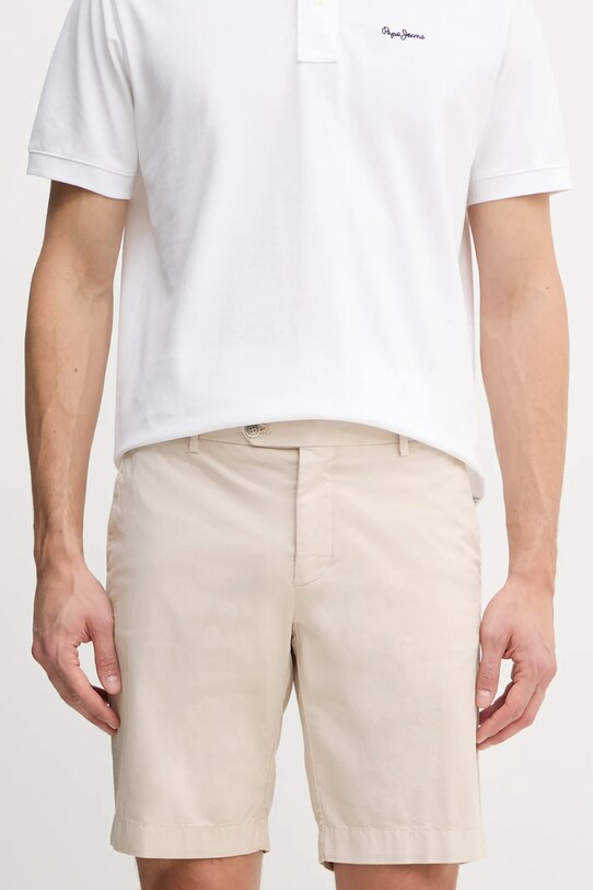 Hackett London pantaloni scurti panza bej HM801339