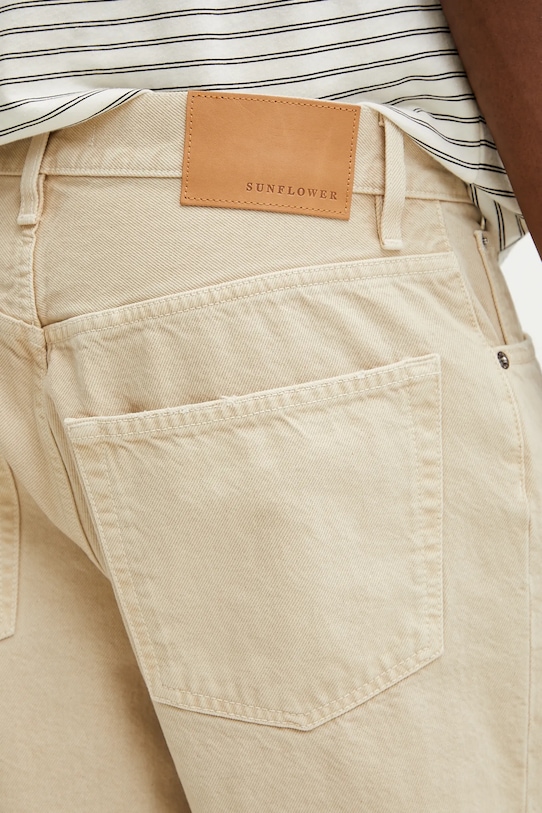 Sunflower pantaloni scurti jeans bej 5092.SFR