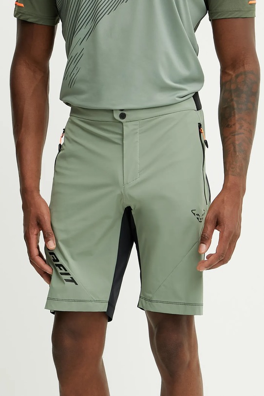 Dynafit szorty outdoorowe Transalper Light tkanina zielony 08.0000071322
