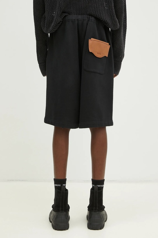 Clothing Maison MIHARA YASUHIRO cotton shorts Distressed Shorts J14SP725 black