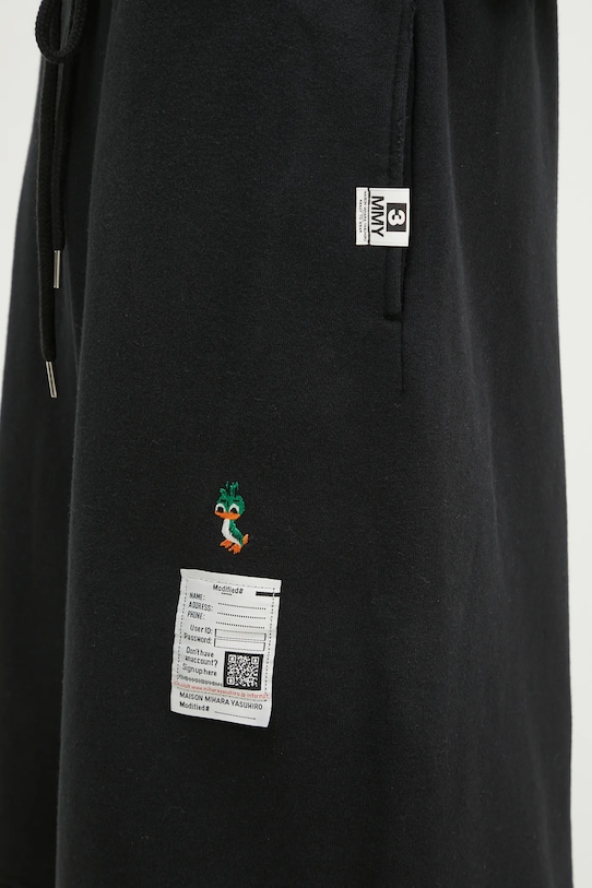 Maison MIHARA YASUHIRO cotton shorts Distressed Shorts black J14SP725