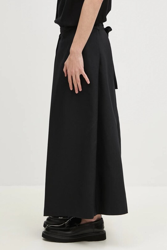 Вовняні штани Needles Hakama QV093 чорний SS25