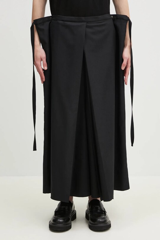 Вовняні штани Needles Hakama чорний QV093