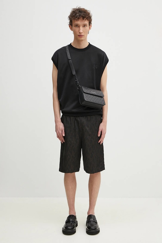 Къс панталон Needles Basketball QV239 черен