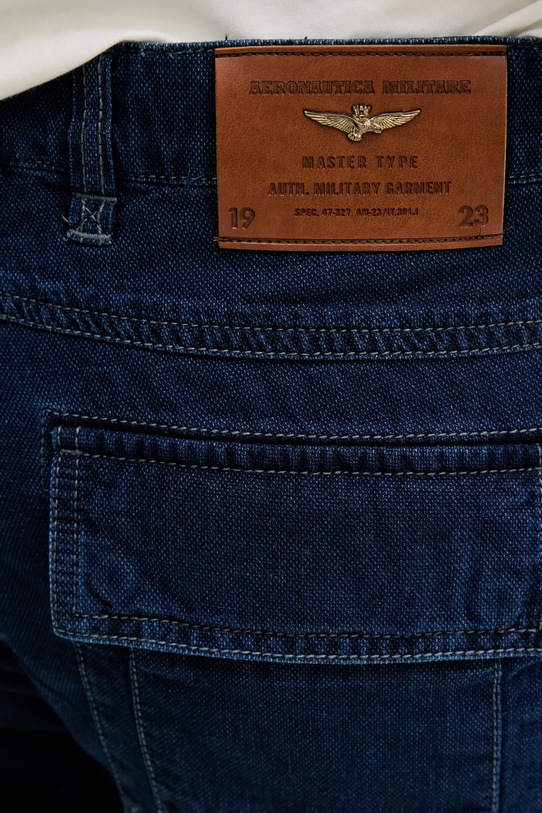 Aeronautica Militare szorty bawełniane granatowy BE252CT3507