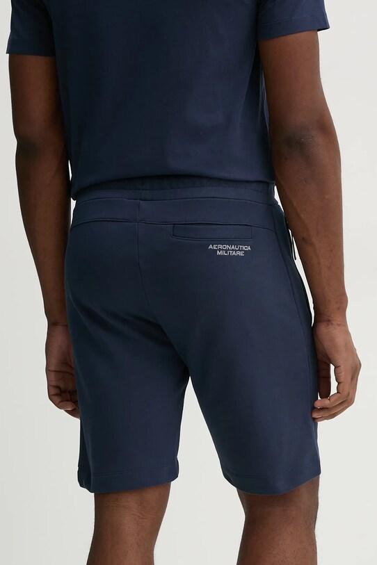 Îmbrăcăminte Aeronautica Militare pantaloni scurți din bumbac BF014F581 bleumarin