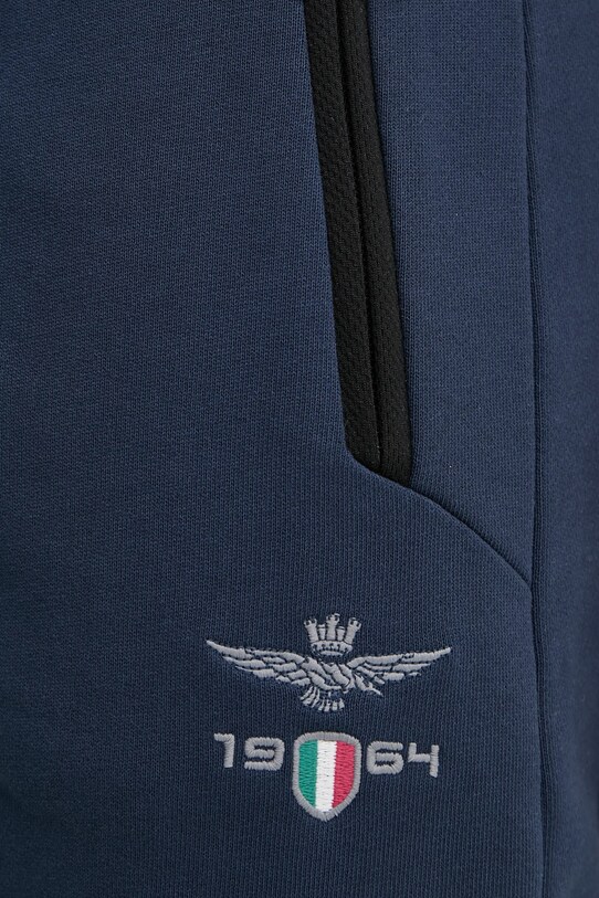 Aeronautica Militare pantaloni scurți din bumbac BF014F581 bleumarin