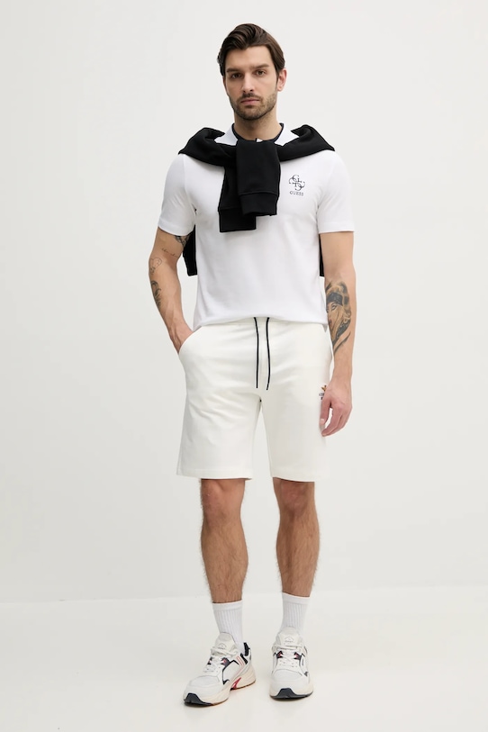 Aeronautica Militare szorty BF017F459 beżowy SS25