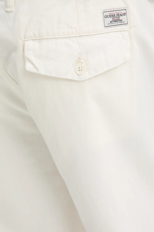 Guess Jeans pantaloni scurti din bumbac bej M5GD44.WGCV1