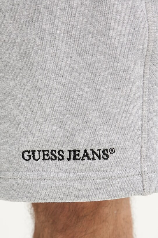 Bavlněné šortky Guess Jeans šedá M5GD49.KCPR1