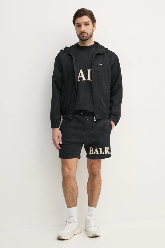 BALR. szorty bawełniane B1433.1024 czarny SS25