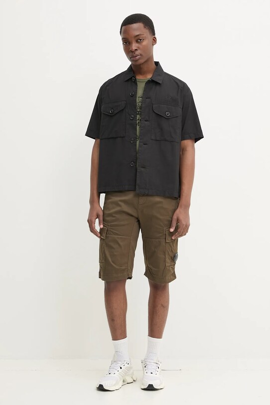 C.P. Company pantaloni scurti 18CMBE116A005694G verde SS25