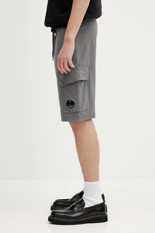 C.P. Company cotton shorts 18CMSB069A002246G gray SS25