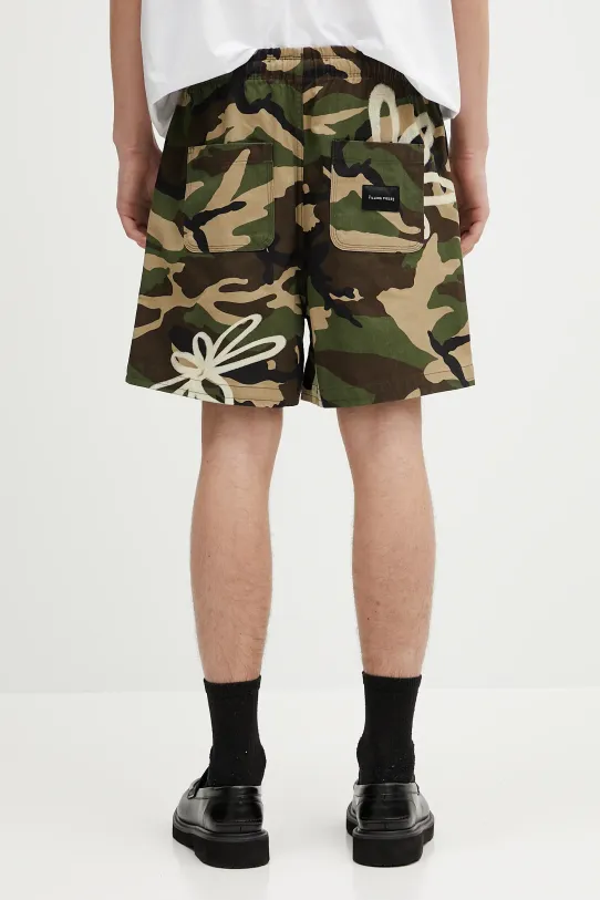 Odzież Filling Pieces szorty Flower Camo 88299069973 zielony