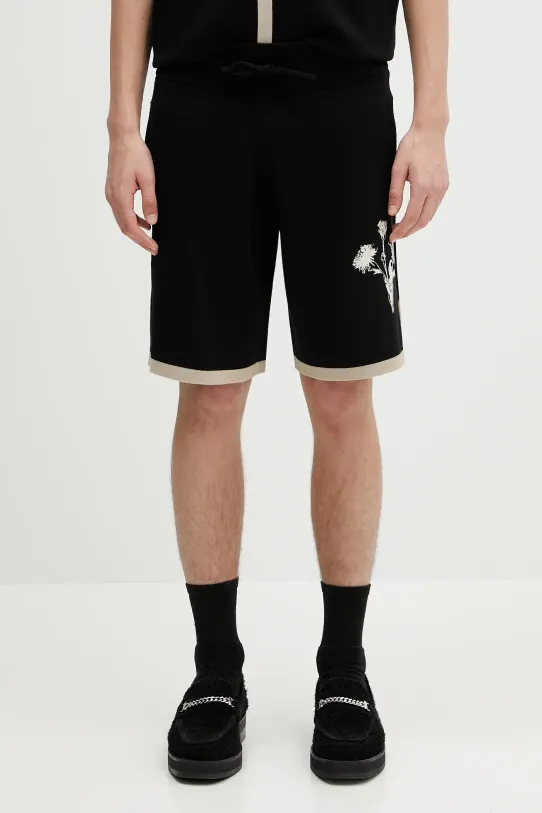 Filling Pieces szorty Gardener dzianina czarny 91199851861