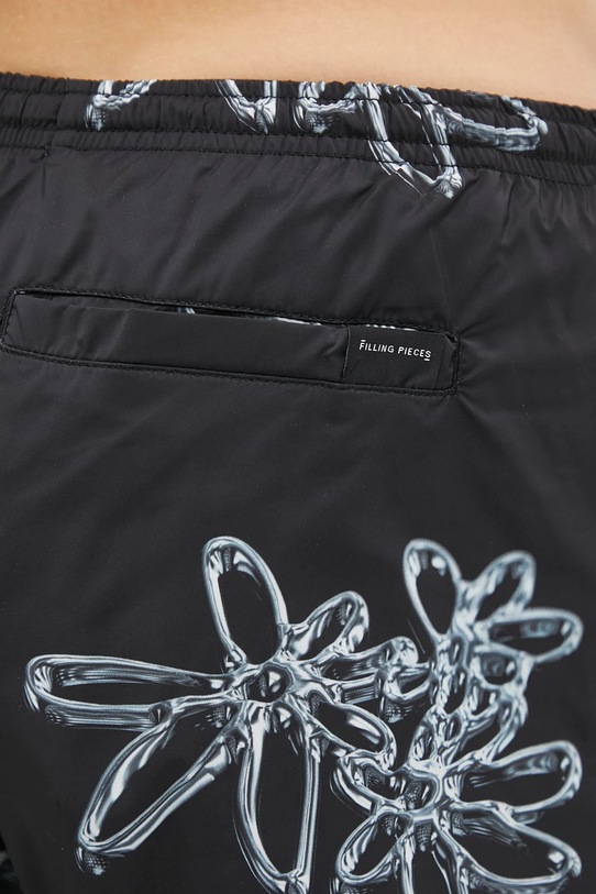 Filling Pieces pantaloncini da bagno Swimshorts Chrome nero 91413741861