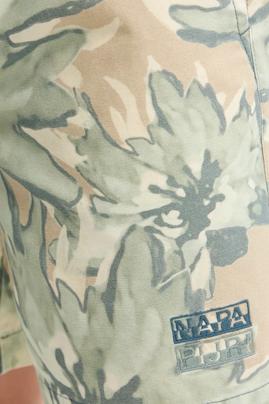 Jeans kratke hlače Napapijri N-Talla Aop NP0A4IBRFCU1 zelena