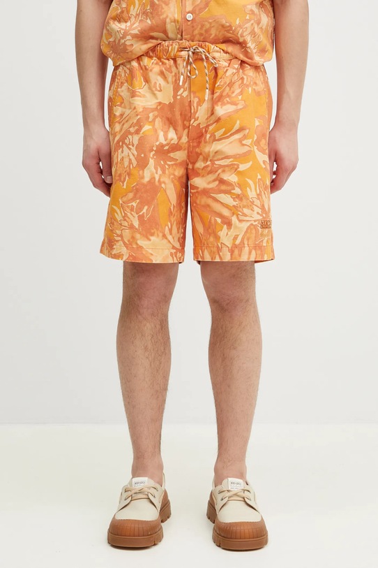 Jeans kratke hlače Napapijri N-Talla Aop Bombaž oranžna NP0A4IBRFED1